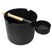 Ведро за сауна в комплект с черпак – KOLO Black